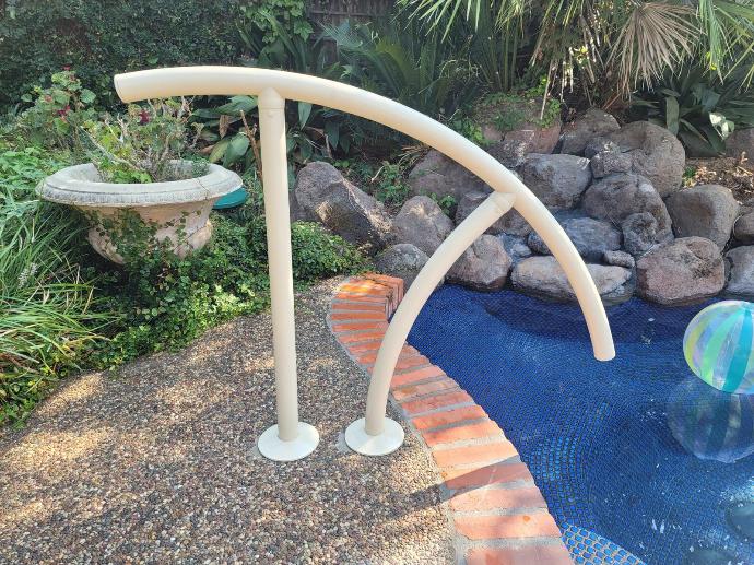 swimming pool hand rail